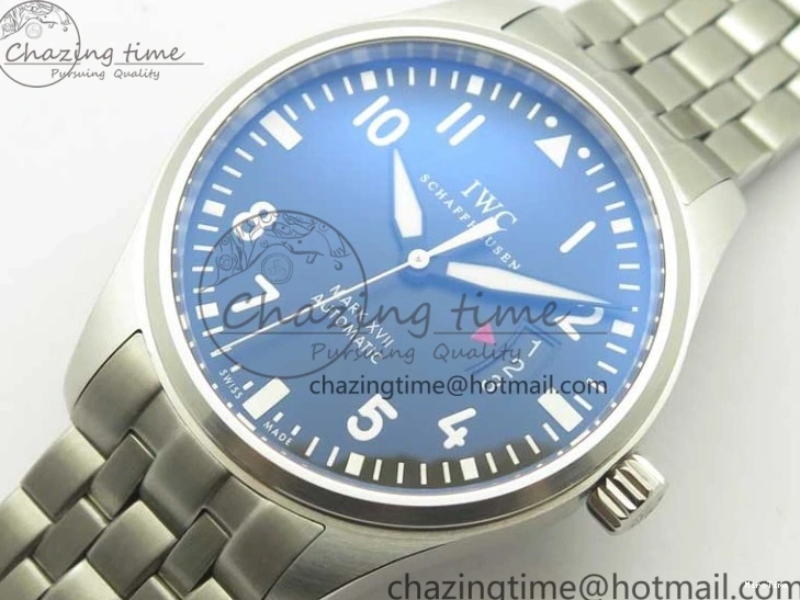 MIROTIME 0107 Mark XVII IW326504 MKS 1:1 Best Edition Black Dial On SS Bracelet MIYOTA 9015 V Durable 7210